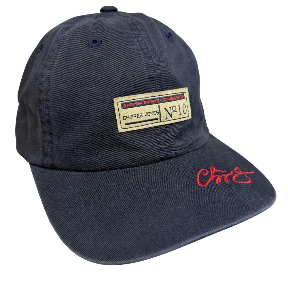 Atlanta Braves Hat American Needle Chipper Jones No 10 MLB Baseball Cap Blue OS